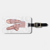 バレエ用スリッパつま先シューズ ラゲッジタグ (正面横)