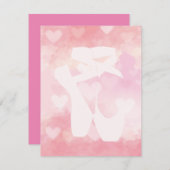 バレエ用スリッパ サンキューカード (正面/裏面)