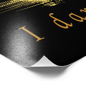 バレエ男性ダンサーラインアート – 私は自分自身のために踊る フォトプリント            (角)