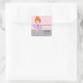 バレエ発表会 スクエアシール (バッグ)