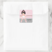 バレエ発表会 スクエアシール (バッグ)