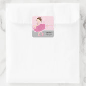 バレエ発表会 スクエアシール (バッグ)