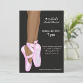 バレエ発表会 招待状 (スタンド正面)