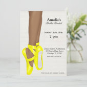 バレエ発表会 招待状 (スタンド正面)