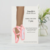 バレエ発表会 招待状 (スタンド正面)