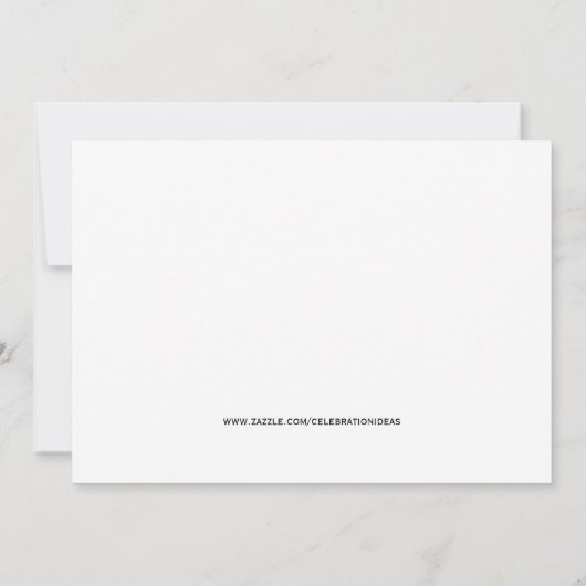 バレエ発表会 招待状 (裏面)