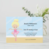 バレエ発表会 招待状 (スタンド正面)