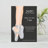 バレエ発表会 招待状 (スタンド正面)