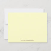 バレエ発表会 招待状 (裏面)