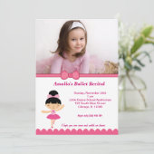 バレエ発表会 招待状 (スタンド正面)