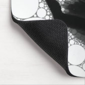 バレエ白黒踊りバレリーナ マウスパッド (コーナー)