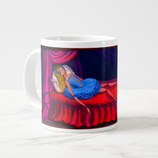 バレエ睡眠美しいマグ ジャンボコーヒーマグカップ