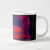 バレエ睡眠美しいマグ ジャンボコーヒーマグカップ (右)