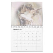 バレエ美しい カレンダー (2月 2027)