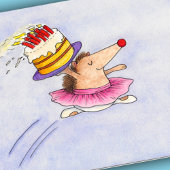 バレエ誕生日グリーティングカードbyニコールジャネス カード