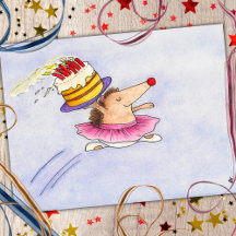 バレエ誕生日ハガキbyニコールジャネス