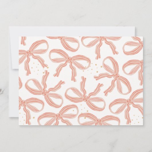 バレエ誕生日招待状 招待状 (裏面)