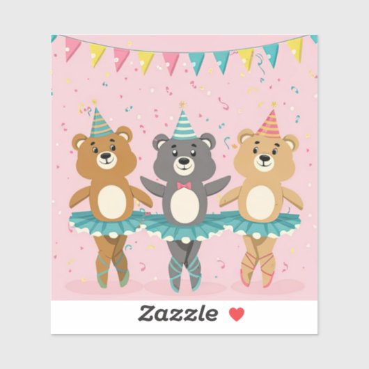 バレエ誕生日 シール (シート)