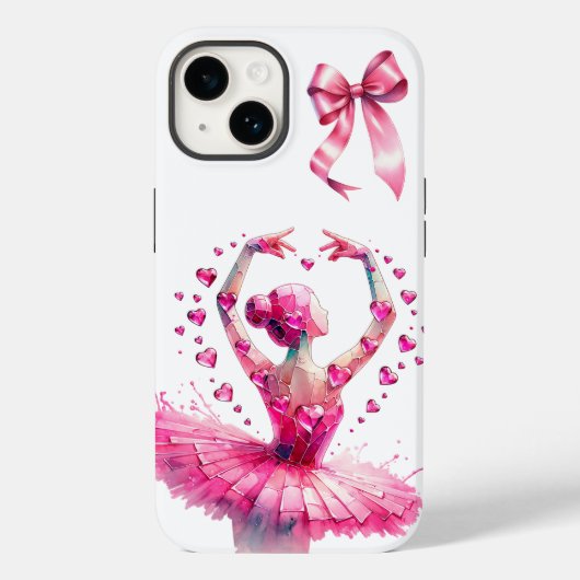 バレエ踊りアートフォンケース Case-Mate iPhoneケース (裏面)