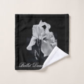 バレエ踊りオンステージイン白黒 バスタオルセット (ウォッシュタオル)