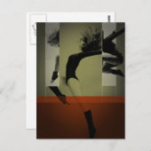 バレエ踊り ポストカード (正面/裏面)