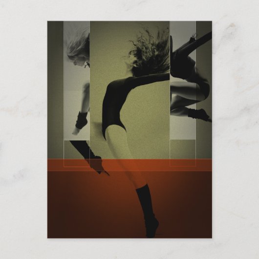 バレエ踊り ポストカード (正面)