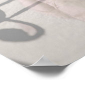 バレエ靴の楽譜 ポスター (角)