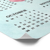 バレエ靴スリッパ2025カレンダーポスター ポスター (角)