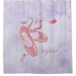 バレエ靴デザインシャワーカーテン シャワーカーテン