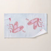 バレエ靴デザインバスタオルセット バスタオルセット (ハンドタオル)