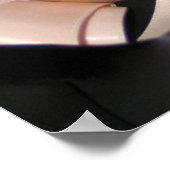 バレエ靴パターン ポスター (角)