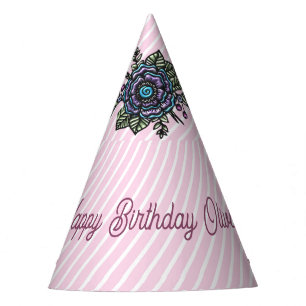 バレエ靴花 パーティーハット