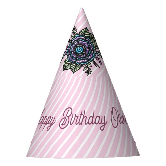 バレエ靴花 パーティーハット (正面)