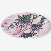 バレエ靴 ペーパープレート (アングル)