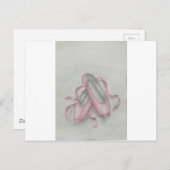 バレエ靴 ポストカード (正面/裏面)