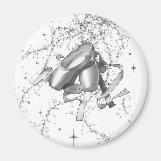 バレエ靴 マグネット (正面)