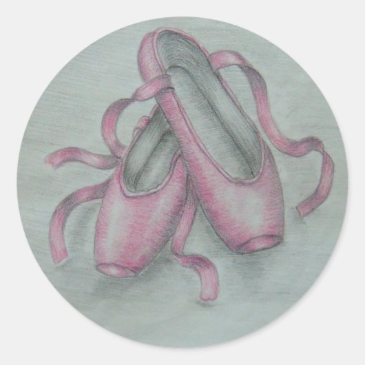 バレエ靴 ラウンドシール (正面)