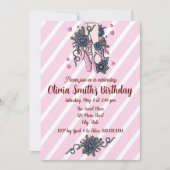 バレエ靴 招待状 (正面)