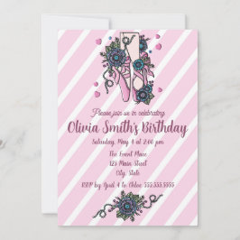 バレエ靴 招待状