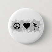 バレエ5 缶バッジ (正面)