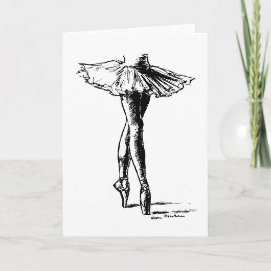 バレエ カード (正面)