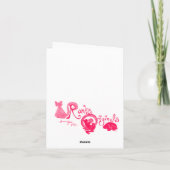 バレエ カード (裏面)