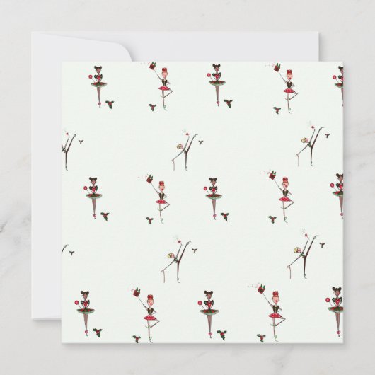  バレエ・クリスマス・カード シーズンカード (正面)