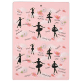 バレエ クリップボード (裏面)