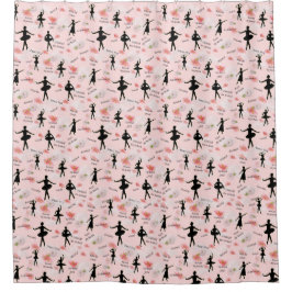 バレエ シャワーカーテン