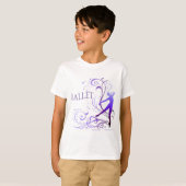バレエ スクロール Tシャツ (正面フル)