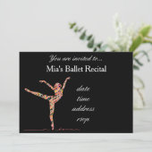 バレエ·ダンスのリサイタル 招待状 (スタンド正面)