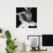 バレエ – ダンス – バレリーナ9 – 白黒 ポスター (ホームオフィス)