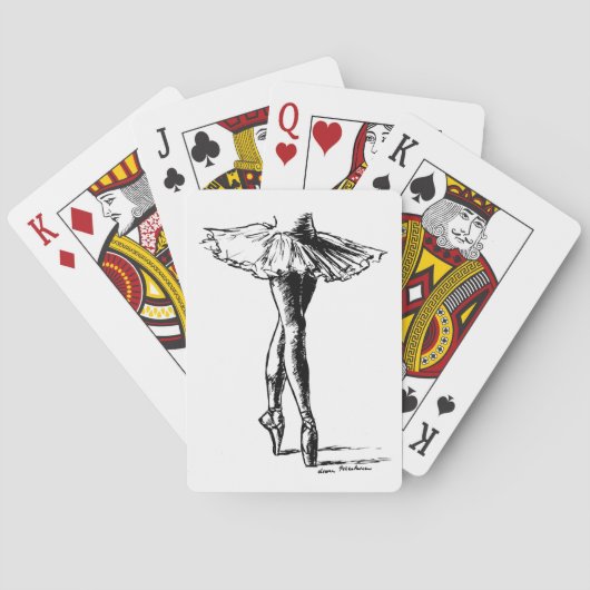 バレエ トランプ (裏面)