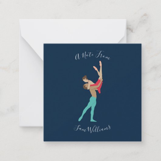 バレエ ノートカード (正面)